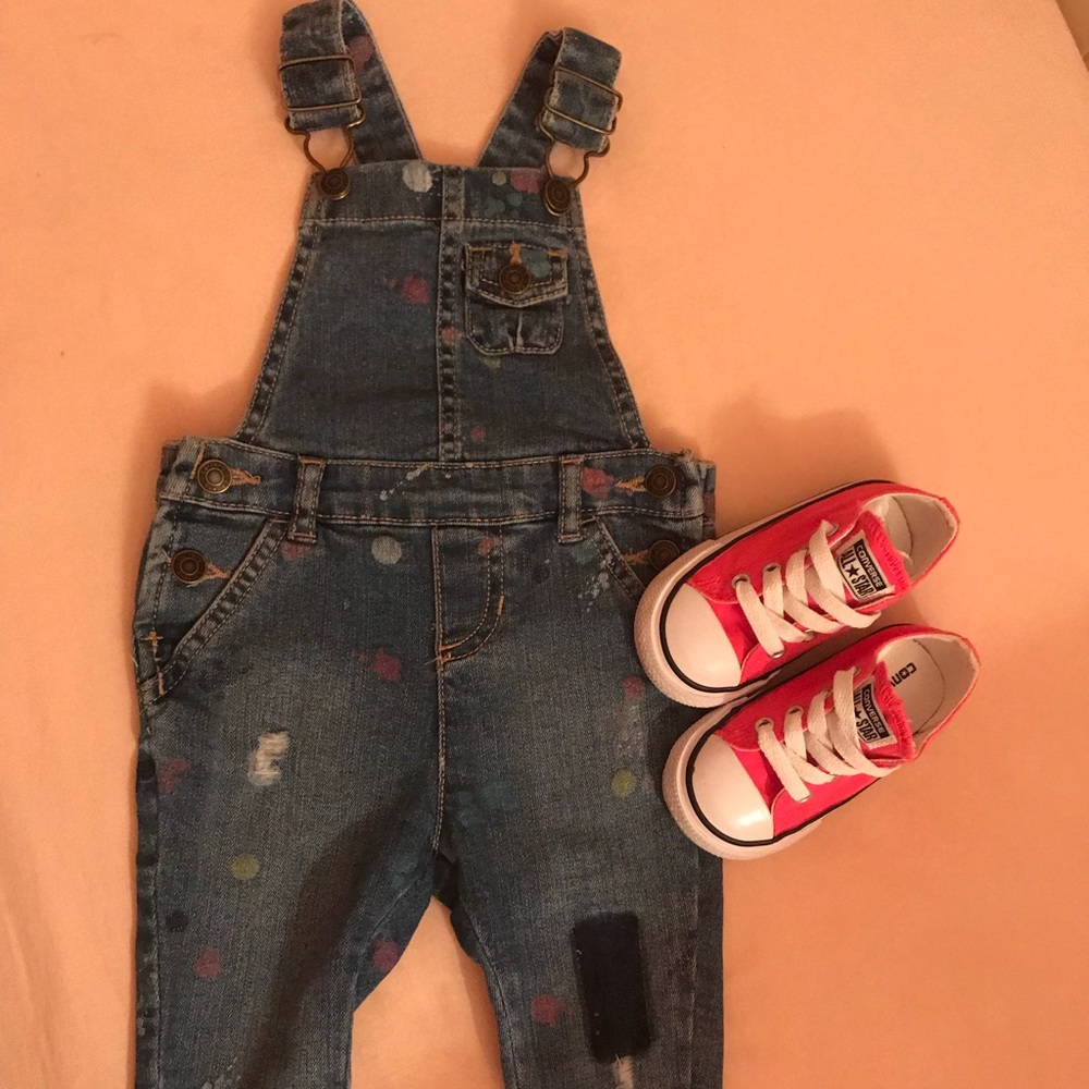 Denim overalls